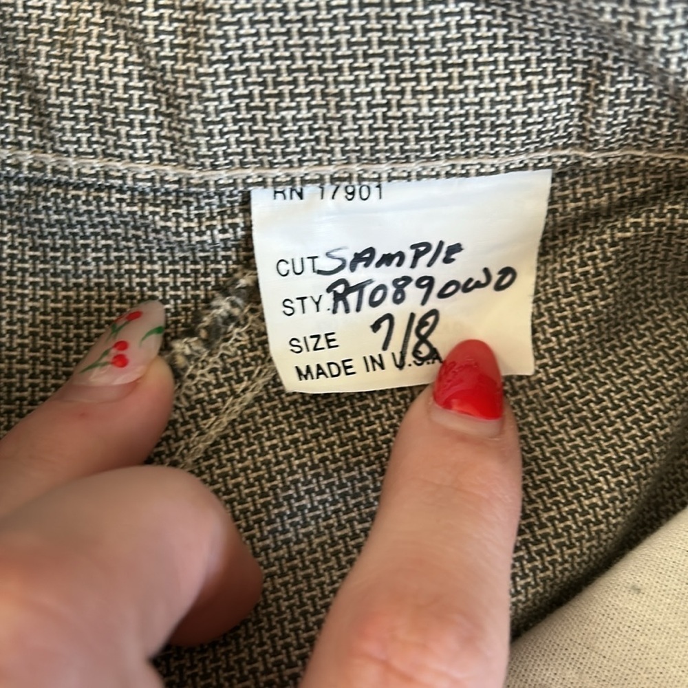 Vintage Rockies Tan Patterned Slacks - Picture 3 of 5